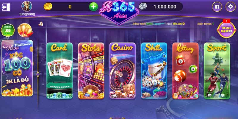 Top Game bài R365 được yêu thích nhất hiện nay