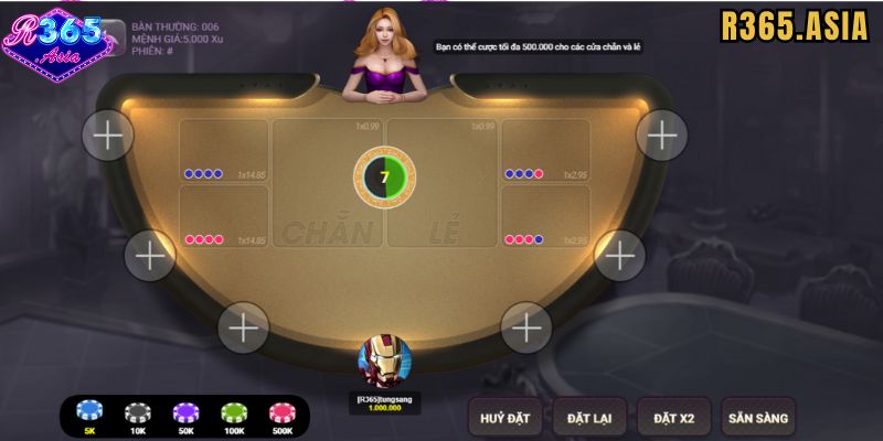 Chơi xóc đĩa R365 uy tín và minh bạch