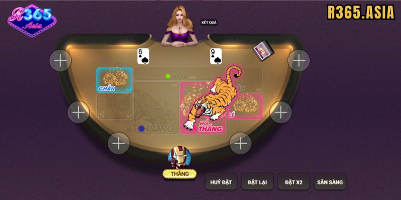 Luật chơi game Rồng Hổ R365