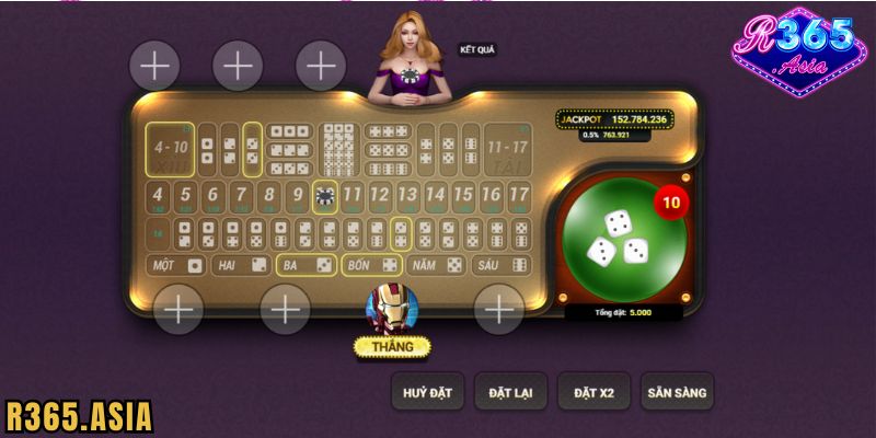 Các cửa cược cơ bản trong game Sicbo R365