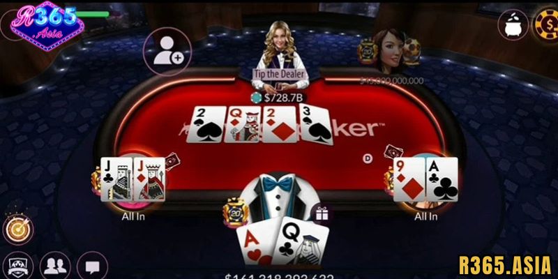 Chia sẻ một số kinh nghiệm chơi game Poker R365 dễ thắng