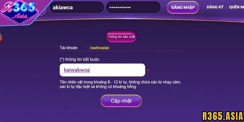 Điều mà người chơi cần phải lưu ý khi tham gia đăng ký R365