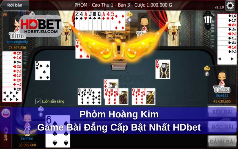 Giới thiệu tổng quan về HDbet và game Phỏm hoàng kim