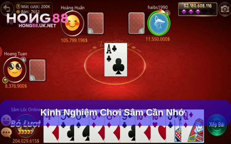 Mẹo chơi Sâm Hong88 giúp bạn thắng dễ dàng hơn Mẹo chơi Sâm Hong88 giúp bạn thắng dễ dàng hơn